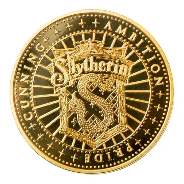 REPLICA MONEDA SLYTHERIN EDICION LIMITADA HARRY POTTER