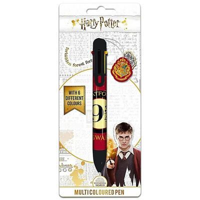 BOLIGRAFO 6 COLORES PLATAFORMA 9 3/4 HARRY POTTER