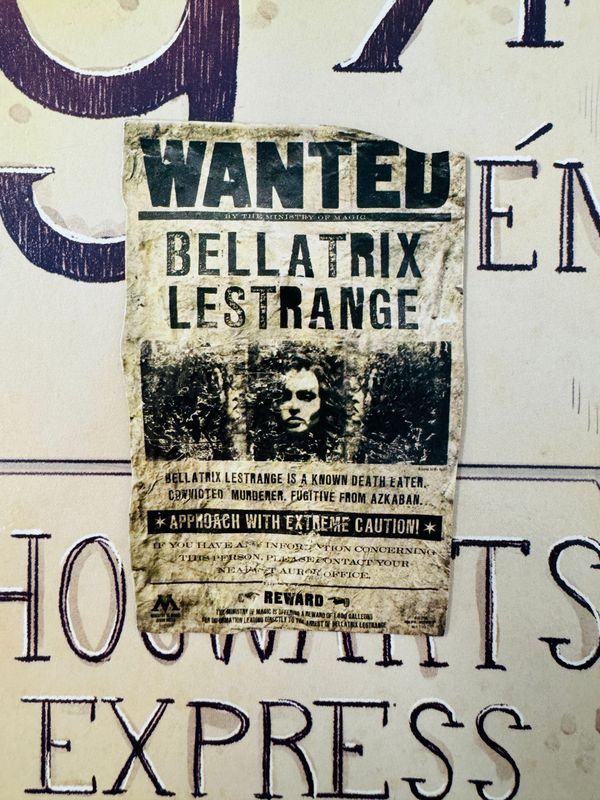 IMAN CARTEL BELLATRIX HARRY POTTER