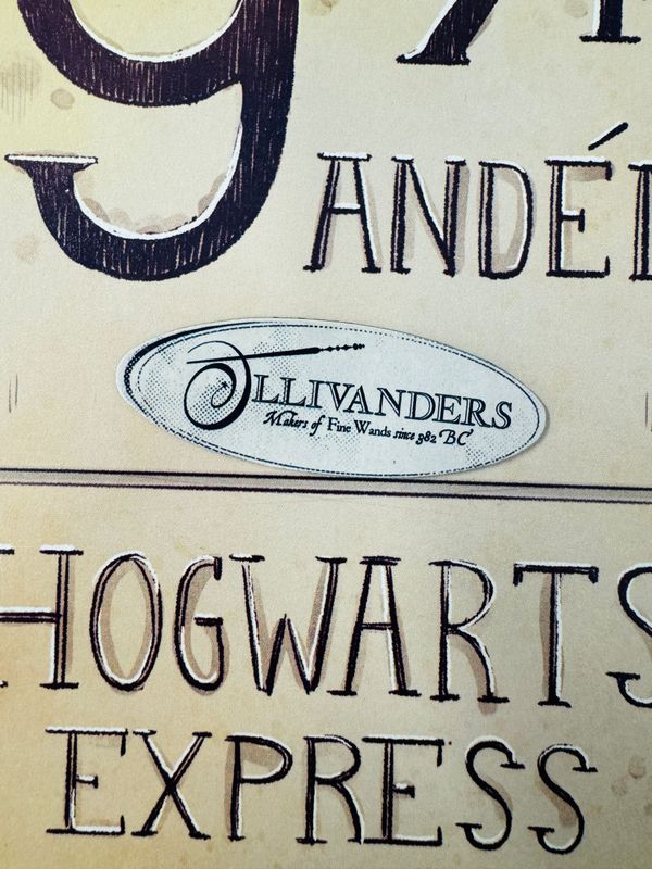 IMAN CARTEL OLLIVANDERS HARRY POTTER