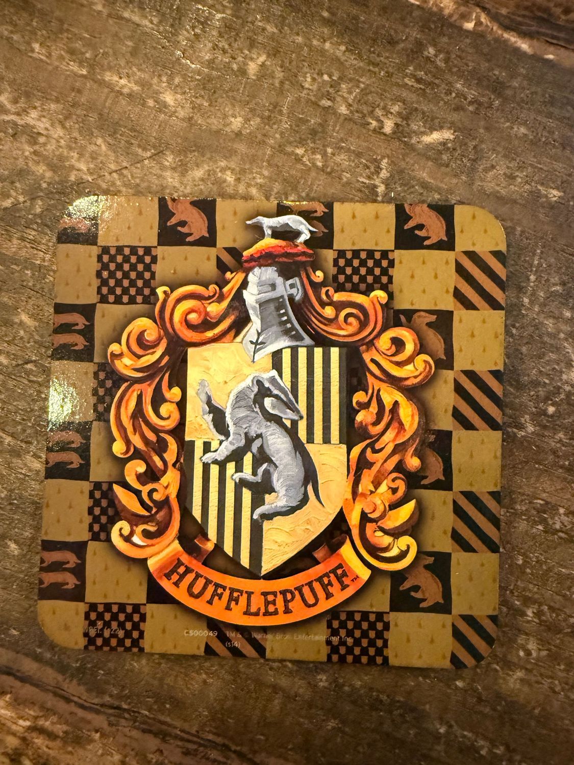 POSAVASOS HUFFLEPUFF UNIDAD HARRY POTTER