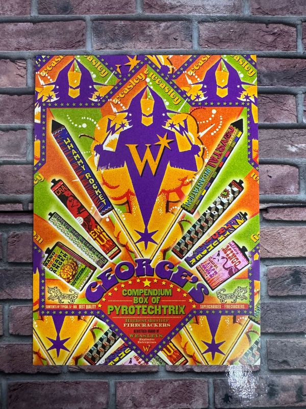 POSTAL GEORGE´S COMPENDIUM BOX OF PYROTECHTRIX HARRY POTTER MINALIMA