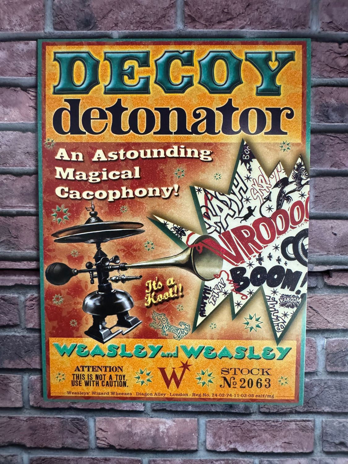 ​POSTAL DECOY DETONATOR HARRY POTTER MINALIMA