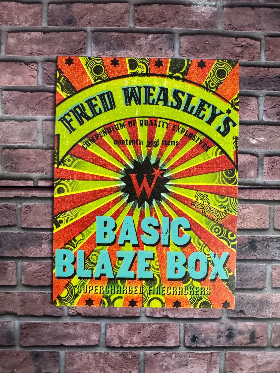 POSTAL BASIC BLAZE BOX HARRY POTTER MINALIMA