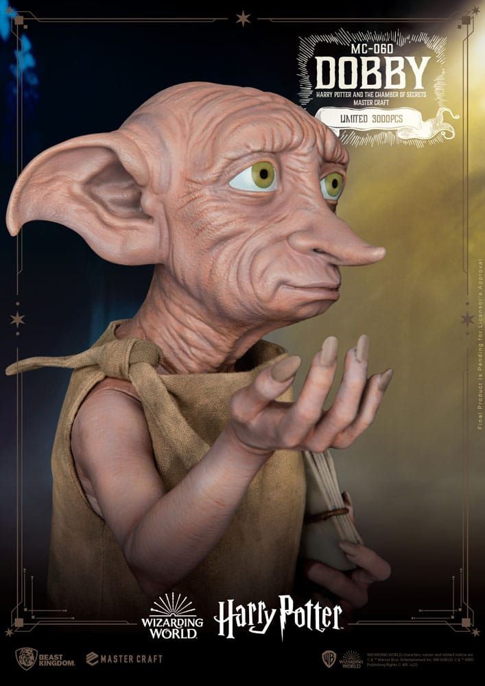 PREVENTA - ESTATUA DOBBY EDICION LIMITADA 39CM HARRY POTTER