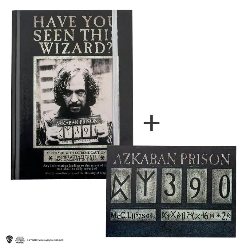NOTEBOOK SIRIUS BLACK & MARCAPAGINAS HARRY POTTER