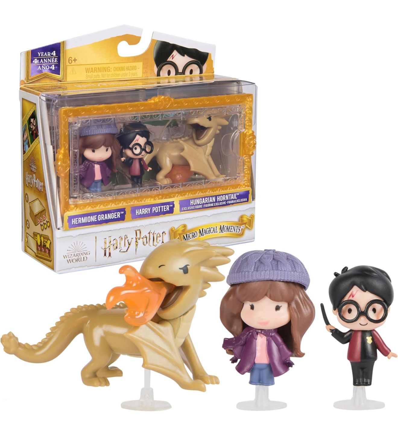 SET 3 FIGURAS MICRO MAGICAL MOMENTS SERIE 4 HARRY POTTER