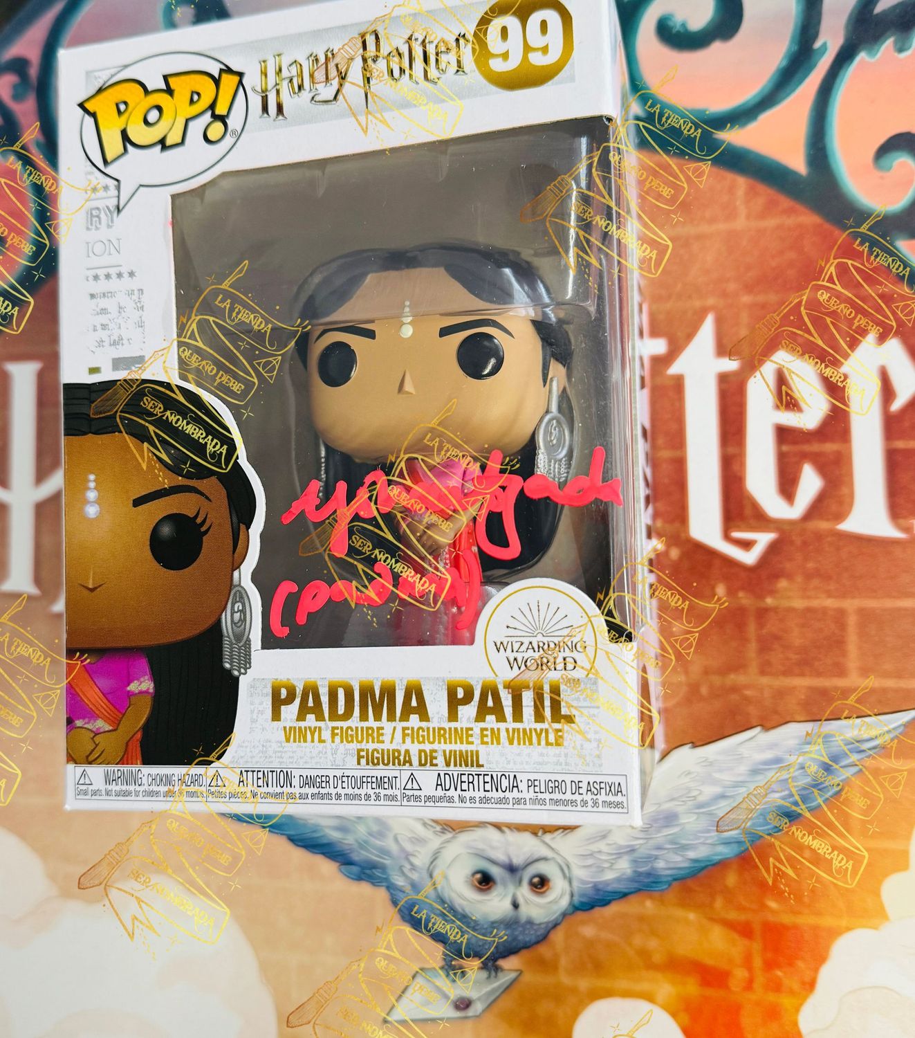 FUNKO POP FIRMADO POR PADMA PATIL (AFSHAN AZAD)