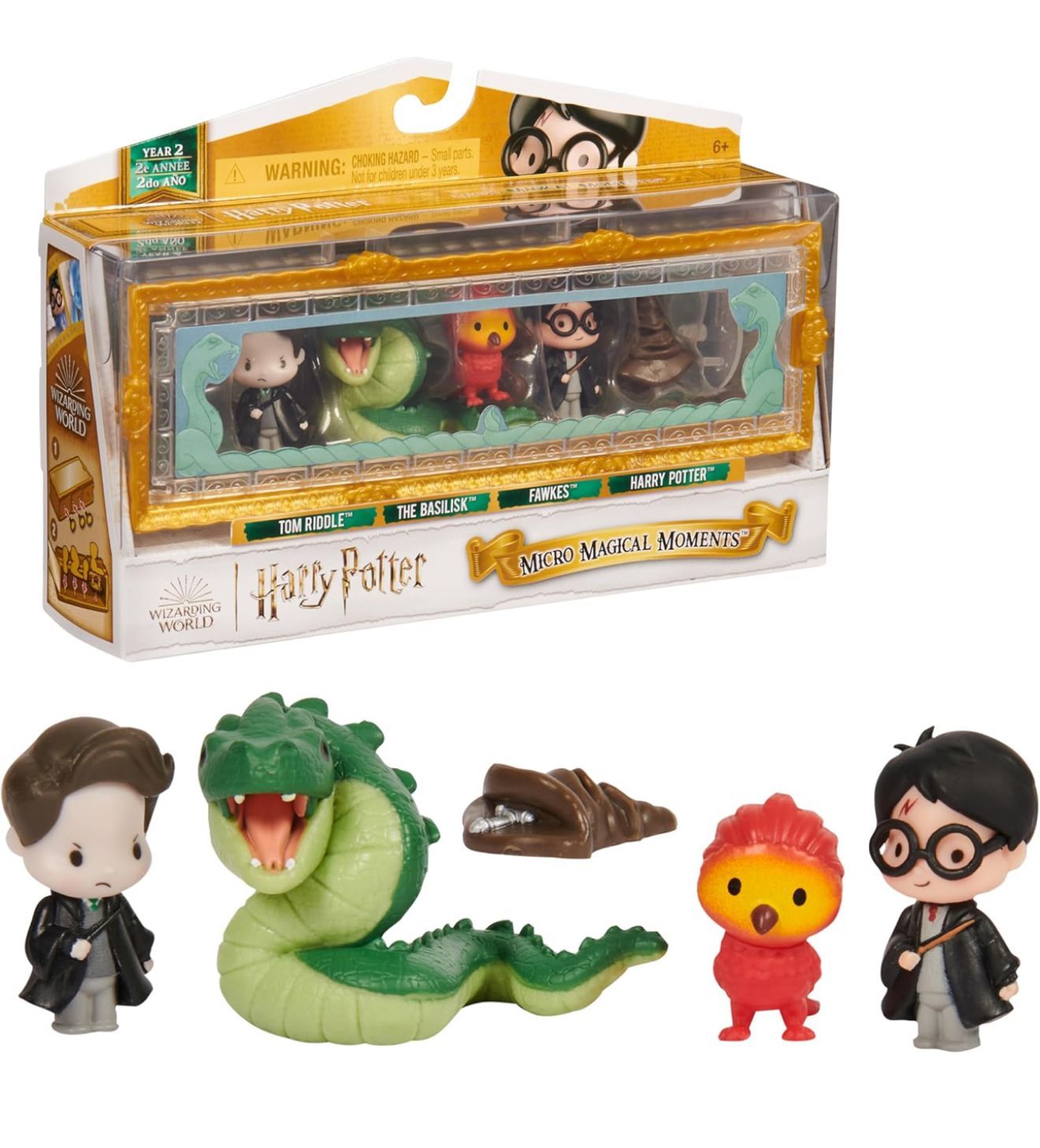 SET 4 FIGURAS MICRO MAGICAL MOMENTS SERIE 2 HARRY POTTER