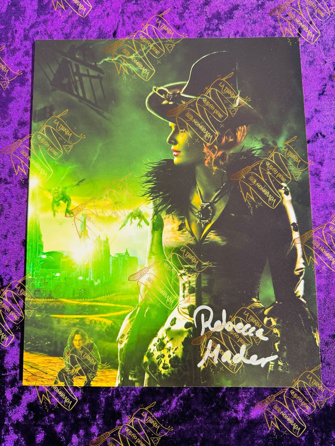 FOTOGRAFIA FIRMADA POR ZELENA - THE WICKED WITCH (REBECCA MADER) EN LA SERIE ONCE UPON A TIME