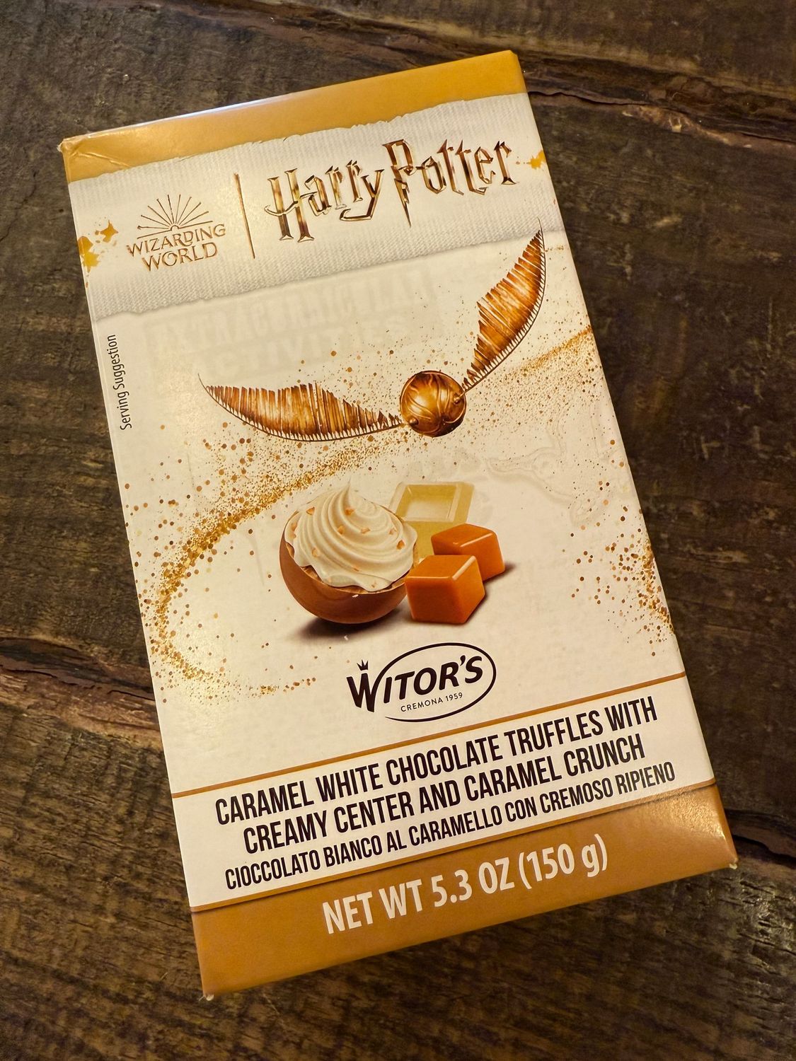 BOMBONES SNITCH DORADA CARAMELO HARRY POTTER