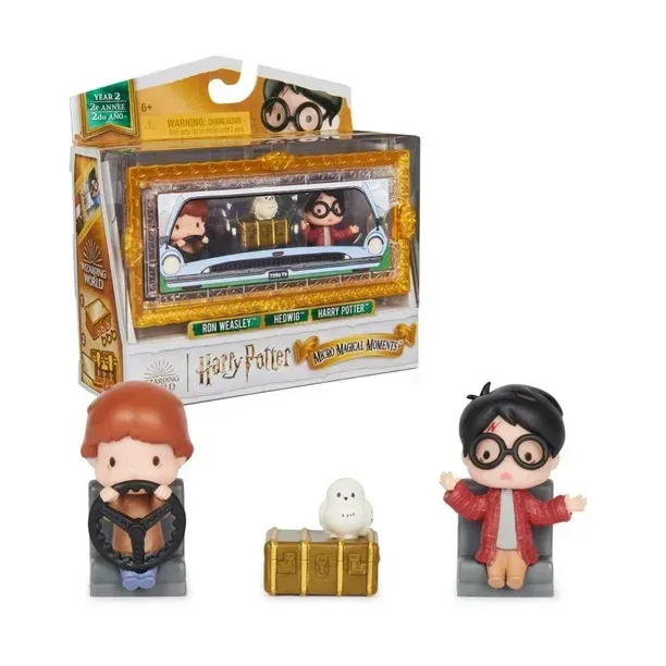 SET 3 FIGURAS MICRO MAGICAL MOMENTS SERIE 2 HARRY POTTER