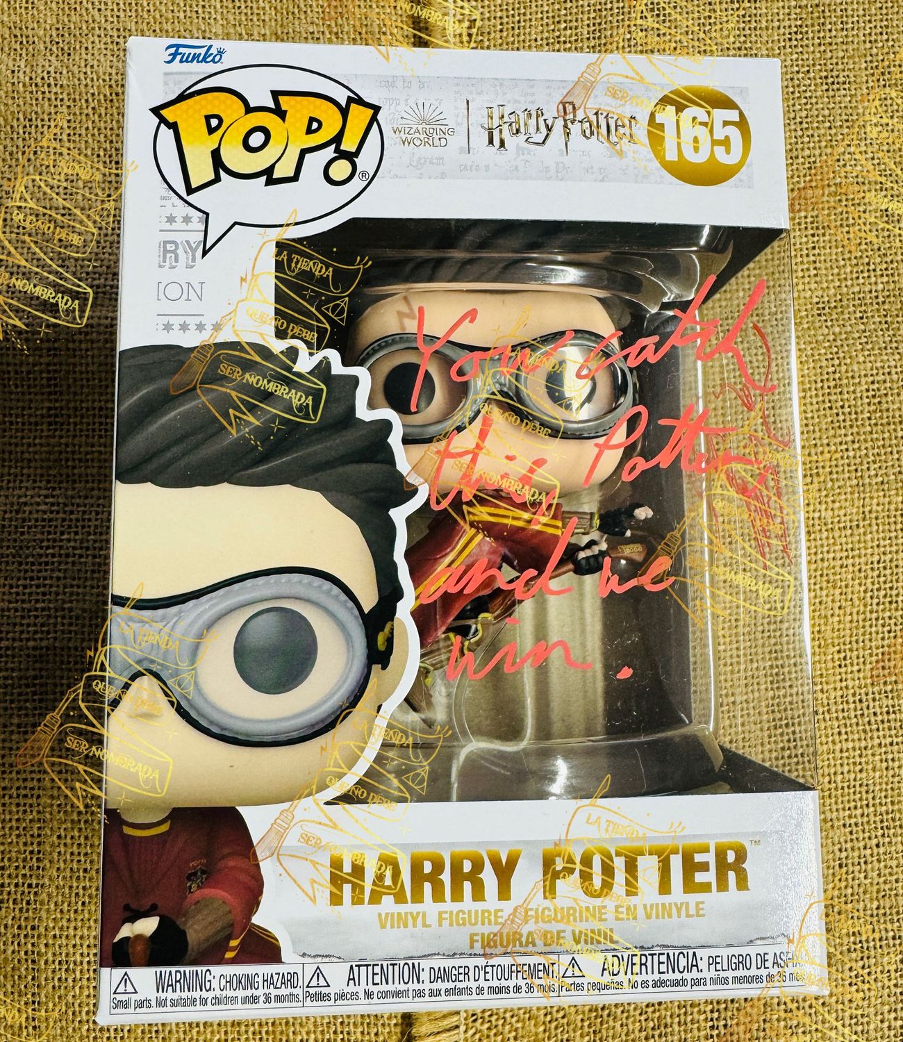 FUNKO POP 165 FIRMADO POR OLIVER WOOD (SEAN BIGGERSTAFF)
