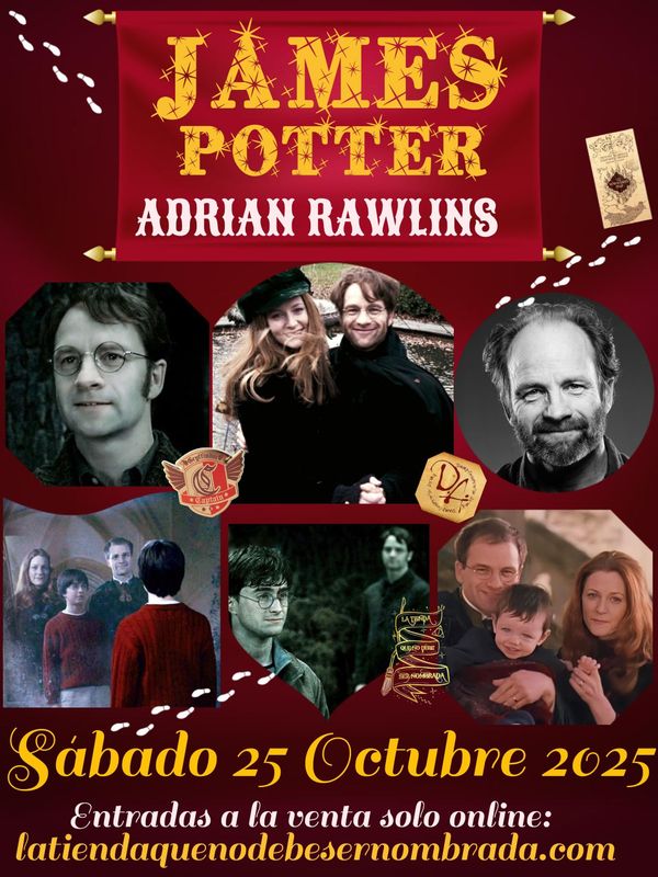 ENTRADA EVENTO JAMES POTTER HORA: 16:00 (1 AUTOGRAFO + 1 SELFIE)
