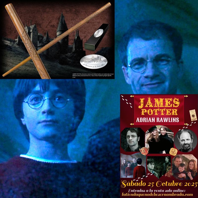 ENTRADA EVENTO JAMES POTTER + VARITA HORA: 11:00 (1 AUTOGRAFO + 1 SELFIE)