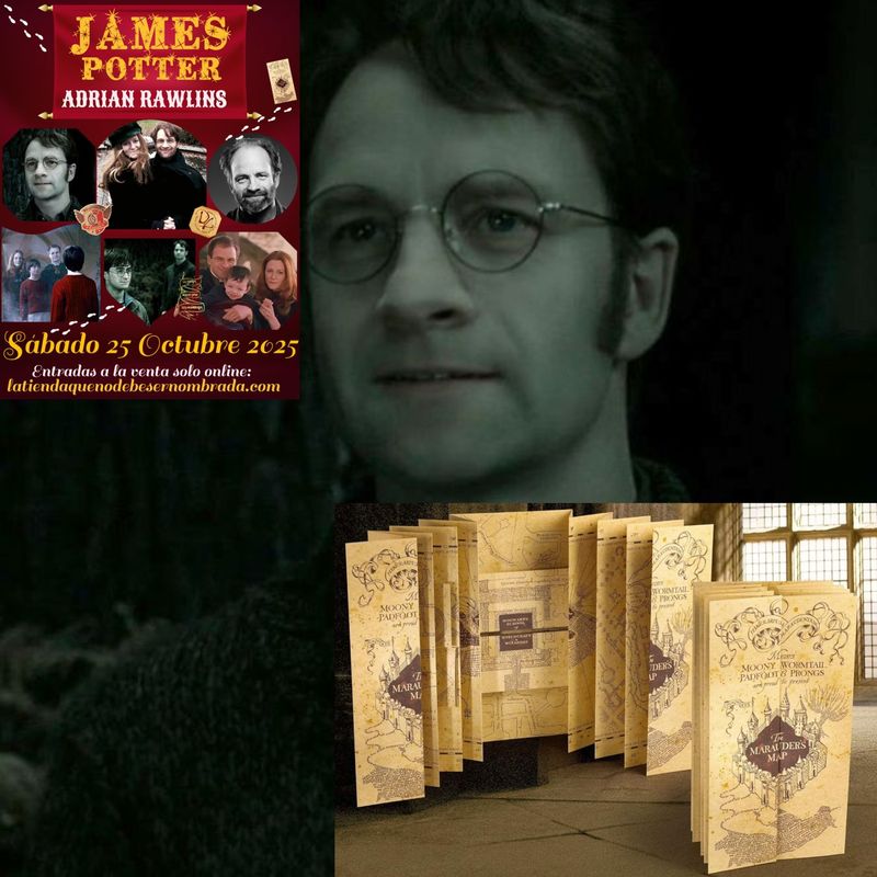 ENTRADA EVENTO JAMES POTTER + MAPA DEL MERODEADOR HORA: 15:30 (1 AUTOGRAFO + 1 SELFIE)