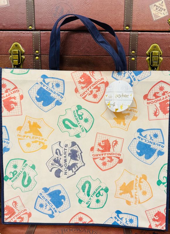 BOLSA SHOPPING ESCUDOS HOGWARTS HARRY POTTER