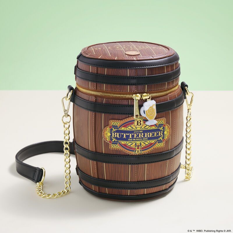 PREVENTA -BOLSO BARRIL BUTTERBEER HARRY POTTER LOUNGEFLY