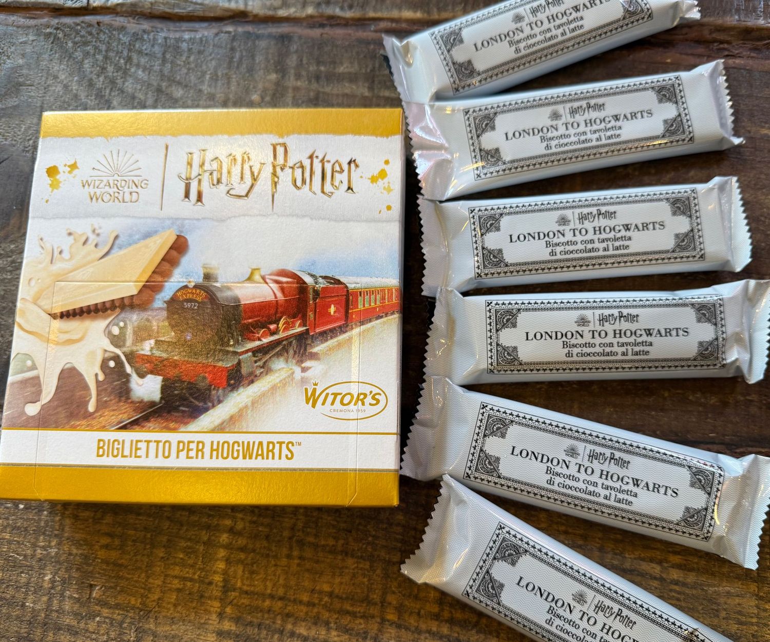 GALLETAS HOGWARTS EXPRESS CHOCOLATE BLANCO HARRY POTTER