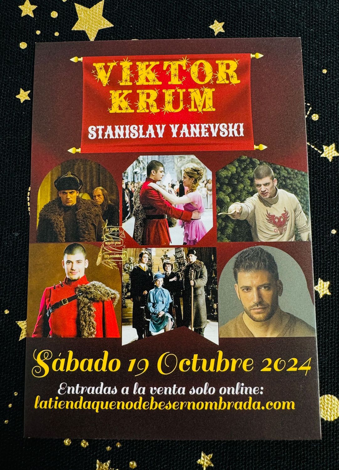 POSTAL EXCLUSIVA EVENTO VIKTOR KRUM (STAN YANEVSKI)