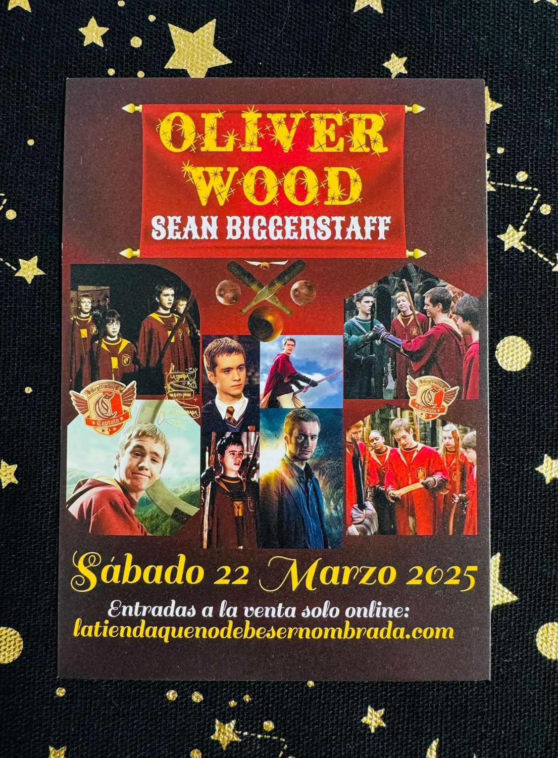 POSTAL EXCLUSIVA EVENTO OLIVER WOOD (SEAN BIGGERSTAFF)