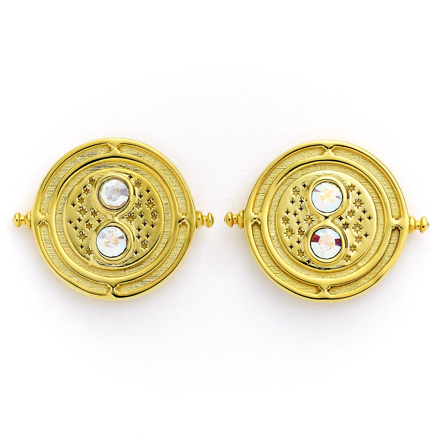 PENDIENTES GIRATIEMPOS PLATA 925 HARRY POTTER THE CARAT SHOP