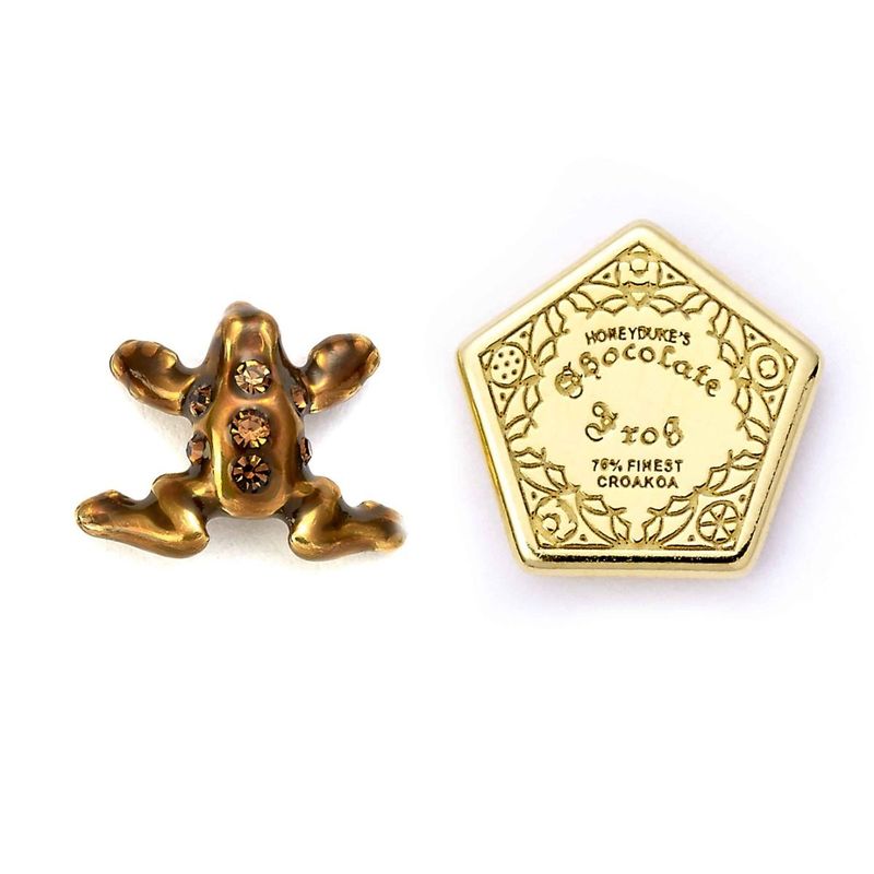 PENDIENTES RANA CHOCOLATE PLATA 925 HARRY POTTER THE CARAT SHOP