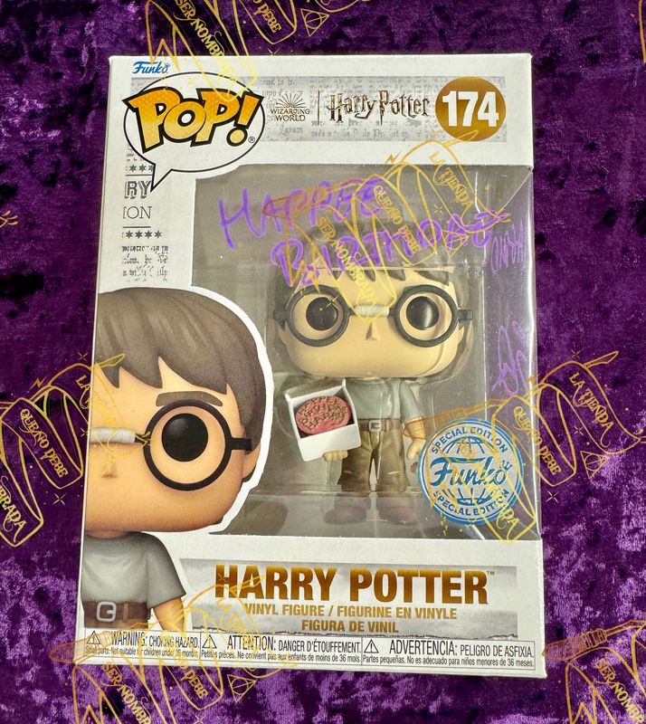 FUNKO POP 174 FIRMADO POR EL DOBLE HAGRID (GREG DRAVEN)