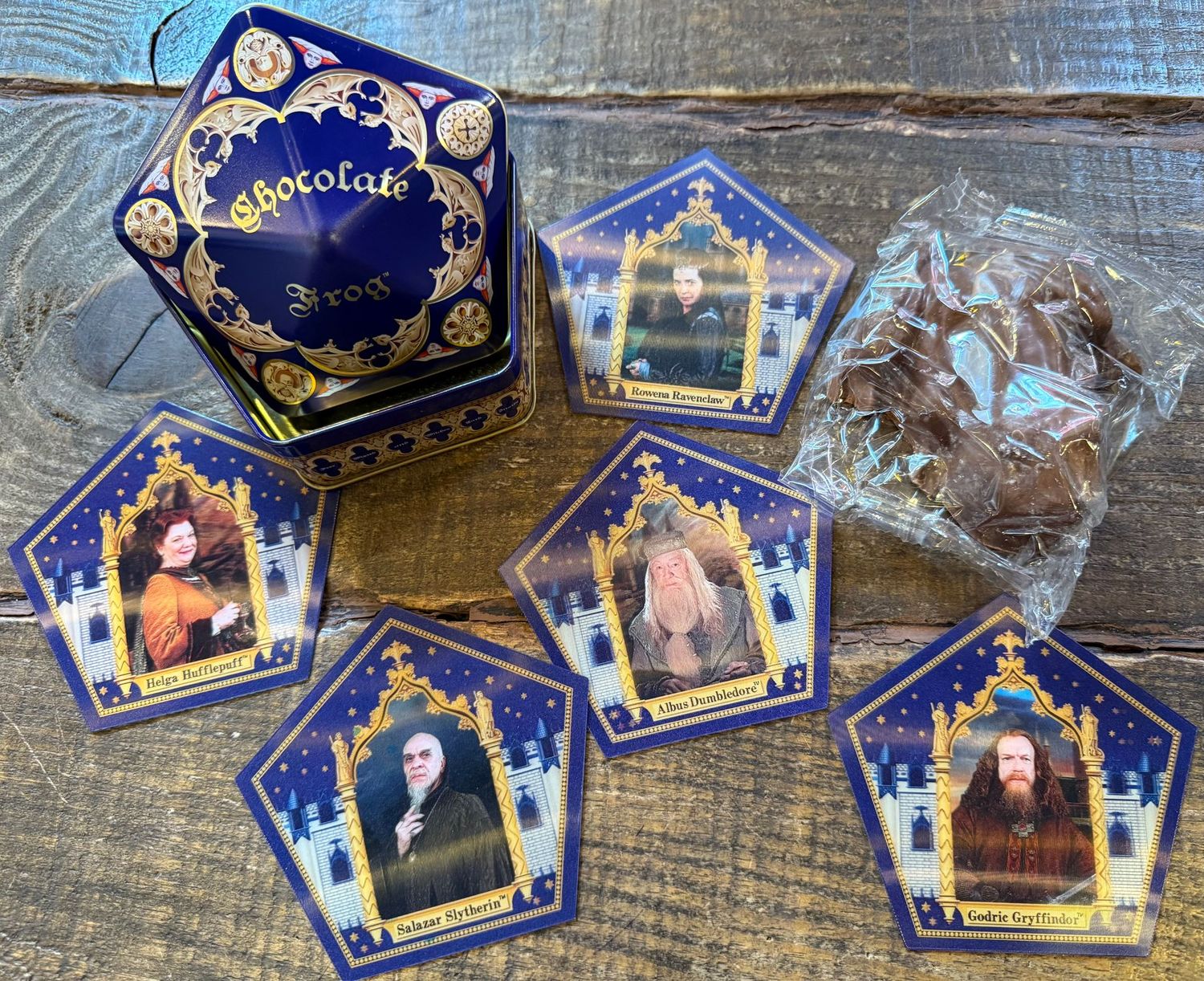 REPLICA CAJA METALICA RANA CHOCOLATE HONEYDUKES HARRY POTTER