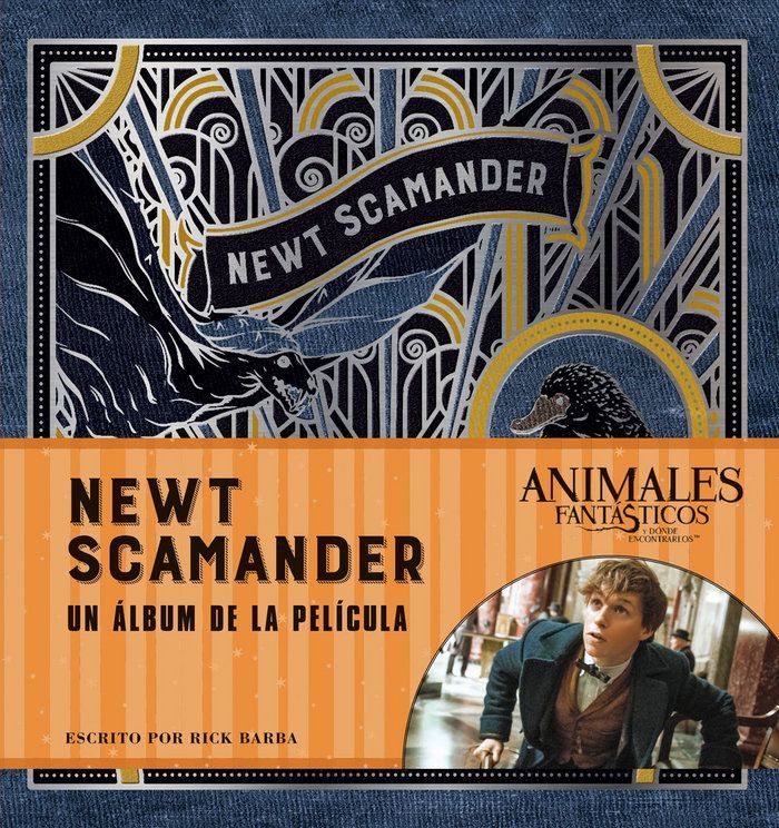 NEWT SCAMANDER UN ALBUM DE LAS PELICULAS ANIMALES FANTASTICOS