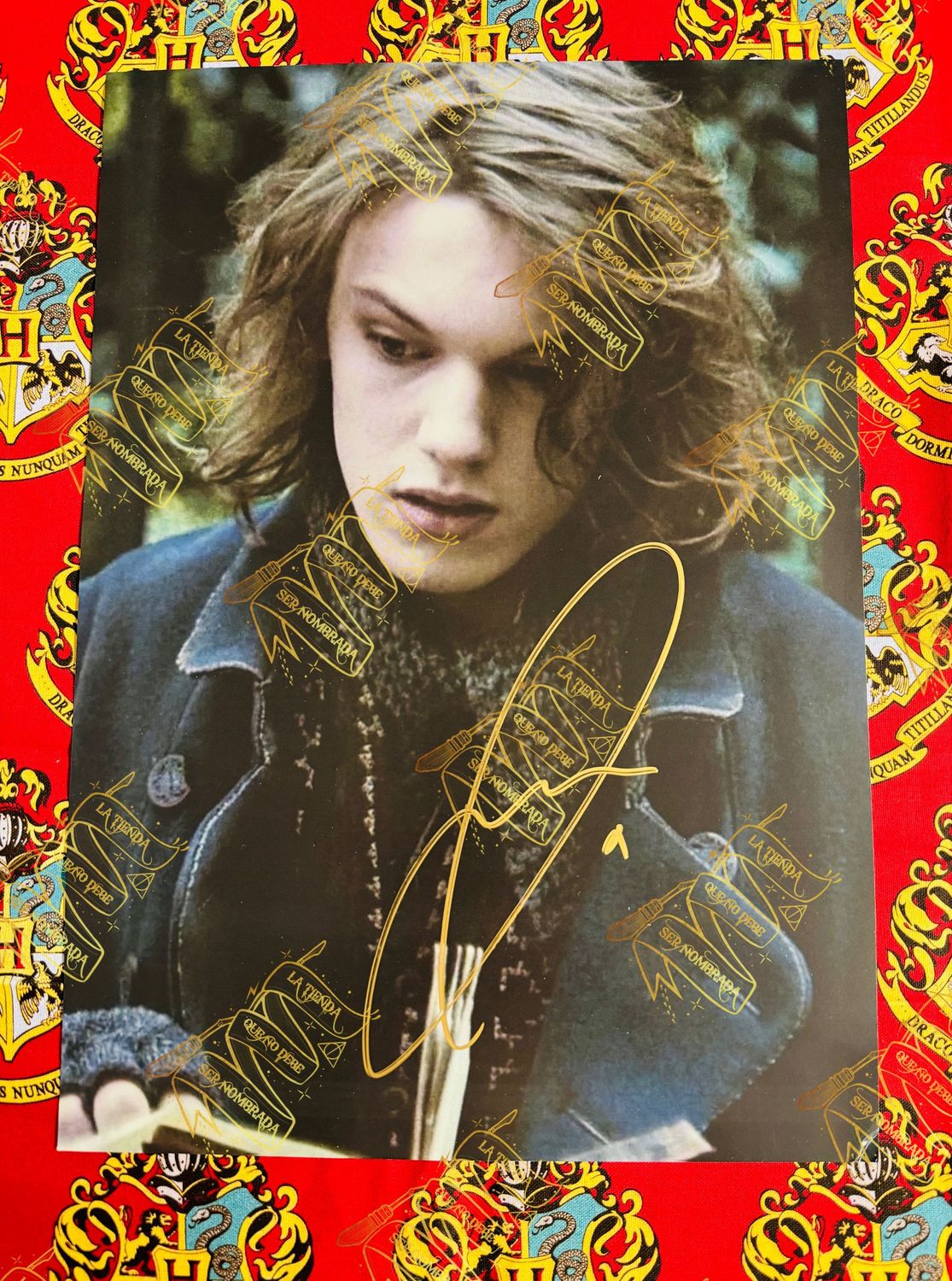 FOTOGRAFIA FIRMADA POR GRINDELWALD (JAMIE CAMPBELL)
