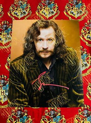 FOTOGRAFIA FIRMADA POR SIRIUS BLACK (GARY OLDMAN)