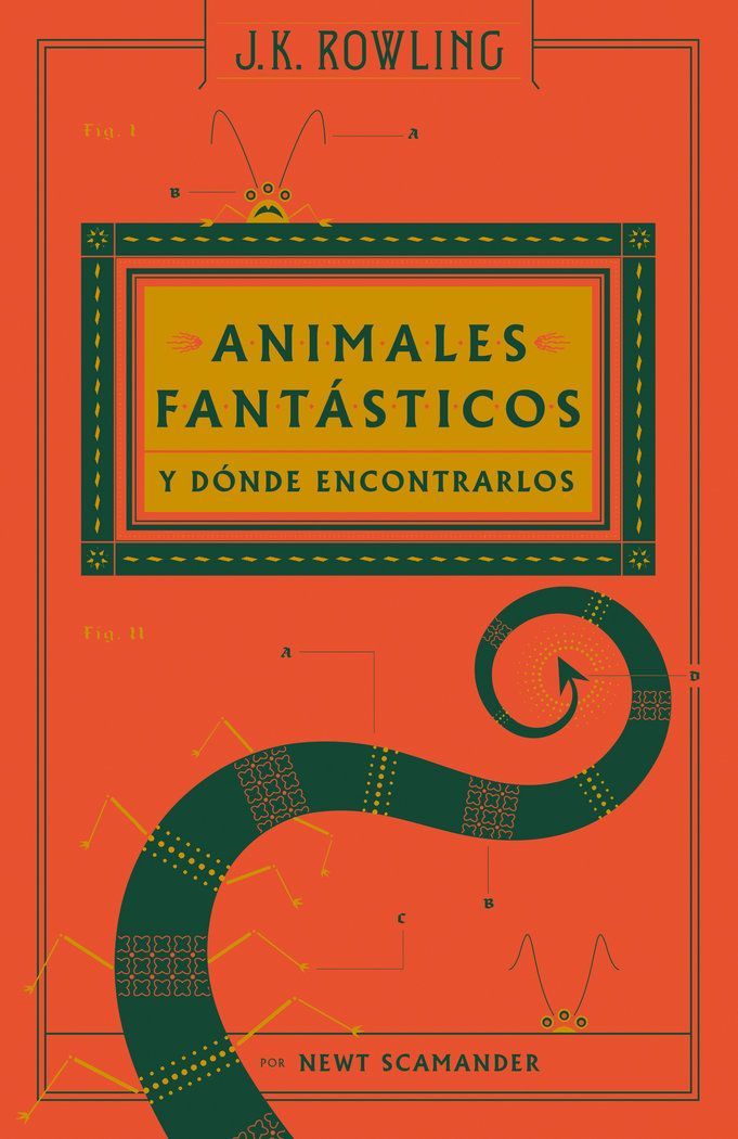 ANIMALES FANTASTICOS Y DONDE ENCONTRARLOS ESCRITO POR NEWT SCAMANDER BIBLIOTECA HOGWARTS