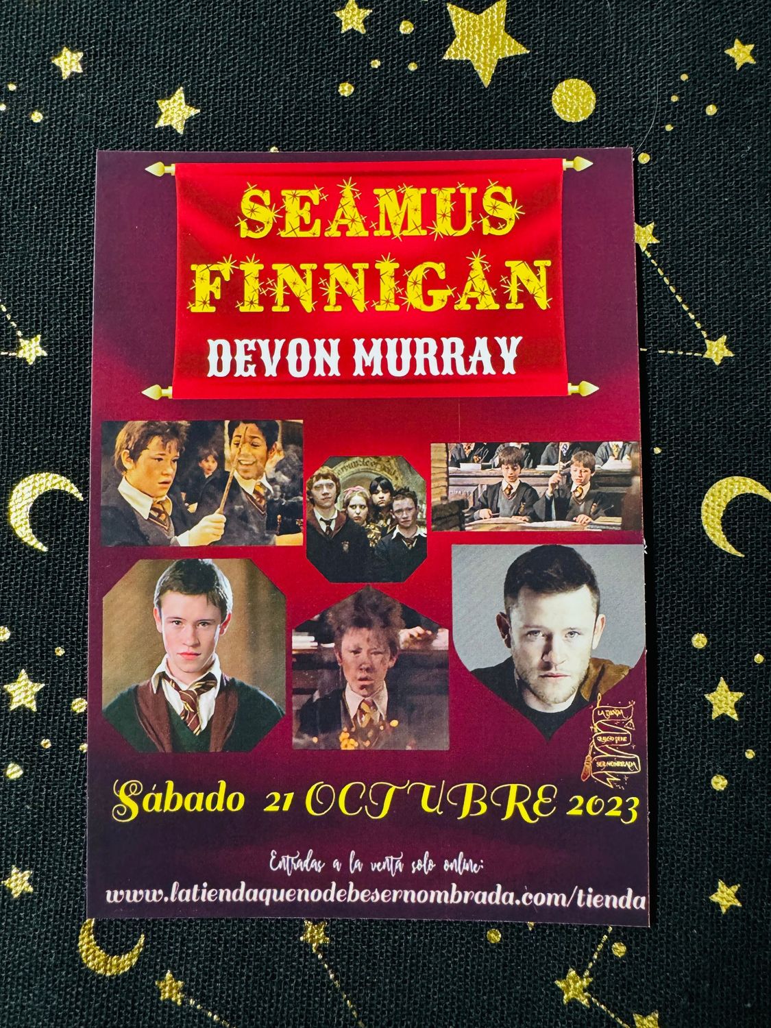 POSTAL EXCLUSIVA EVENTO SEAMUS FINNIGAN (DEVON MURRAY)