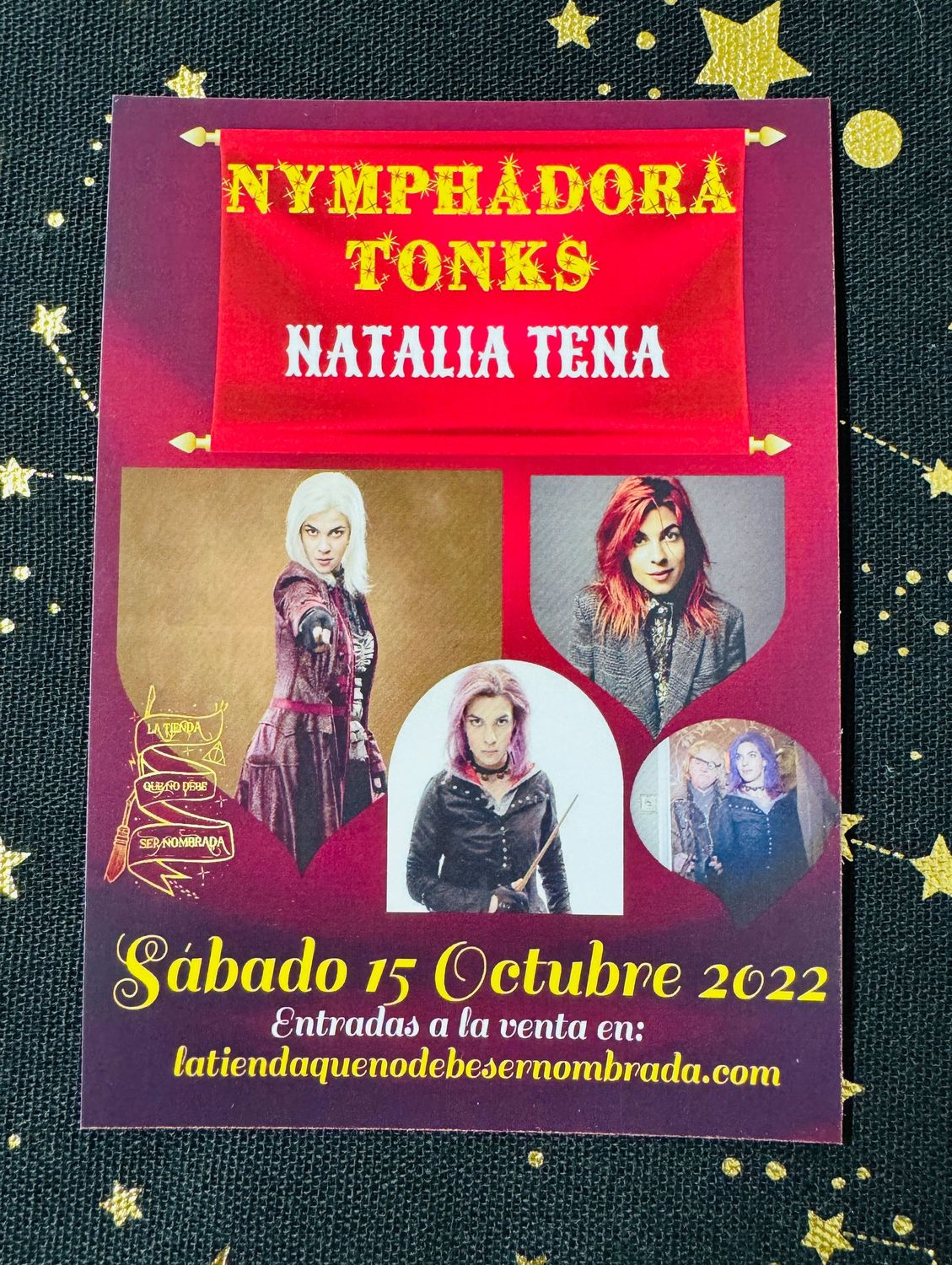 POSTAL EXCLUSIVA EVENTO NYMPHADORA TONKS (NATALIA TENA)