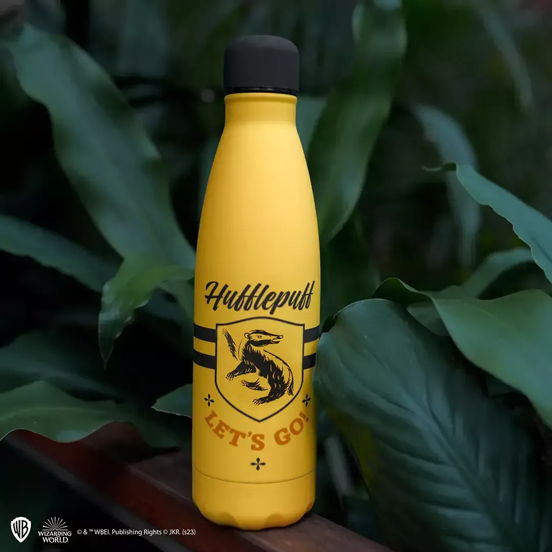 BOTELLA ISOTERMICA HUFFEPUFF LET´S GO! HARRY POTTER