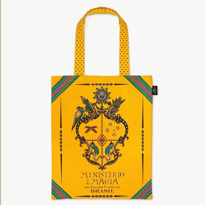 BOLSA TELA MINISTERIO DE MAGIA BRASIL MINALIMA HARRY POTTER