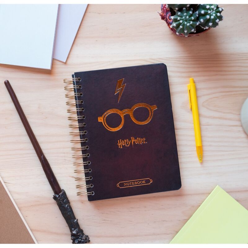 CUADERNO GAFAS & RAYO HARRY POTTER