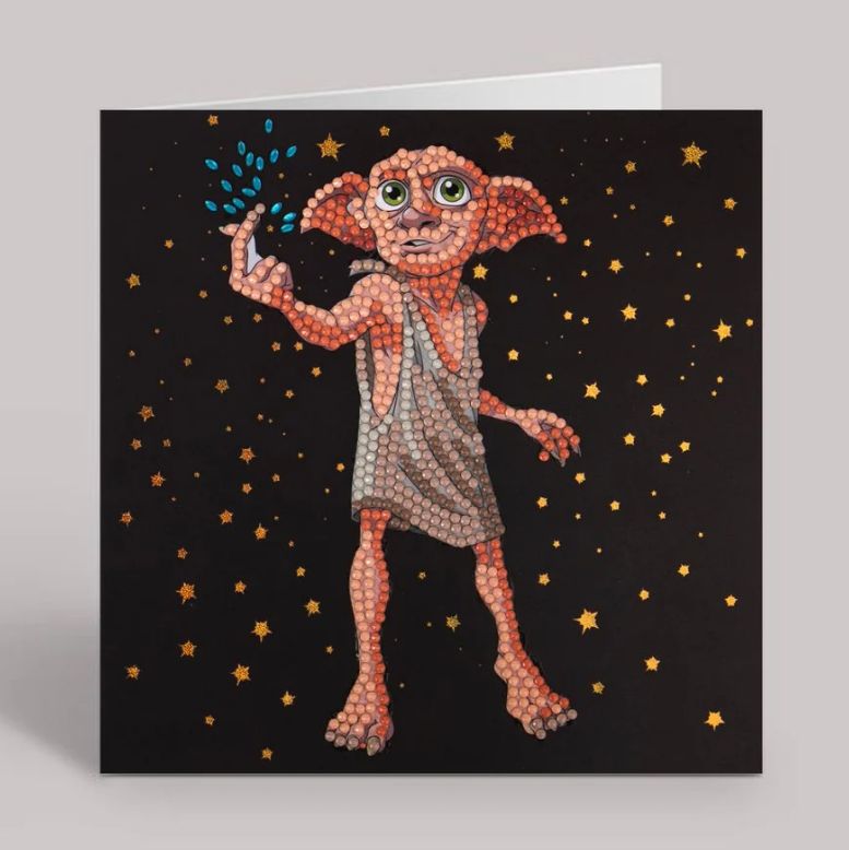 CRYSTAL ART POSTAL DOBBY HARRY POTTER