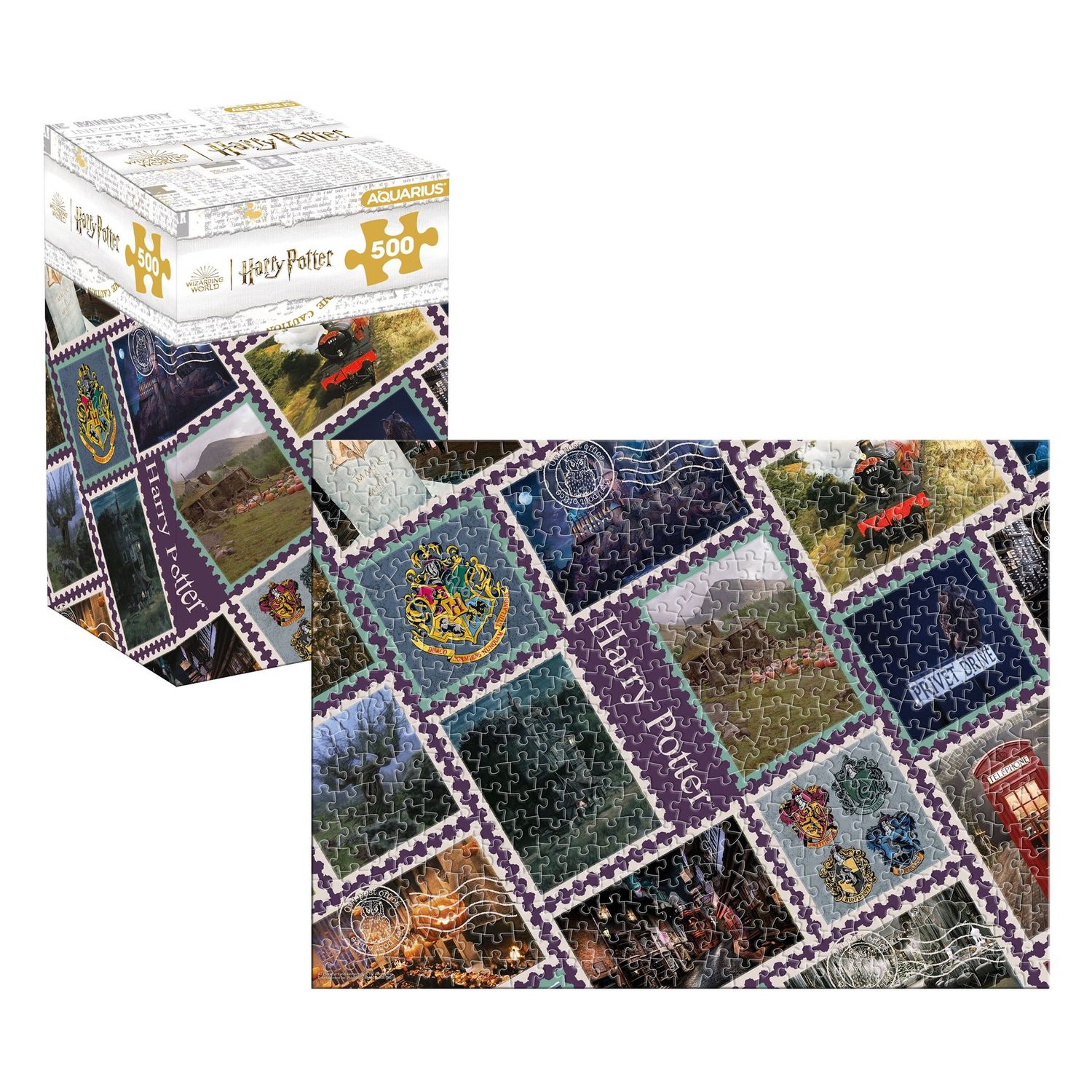 PUZZLE SELLOS VIAJE HARRY POTTER 500 PIEZAS HARRY POTTER
