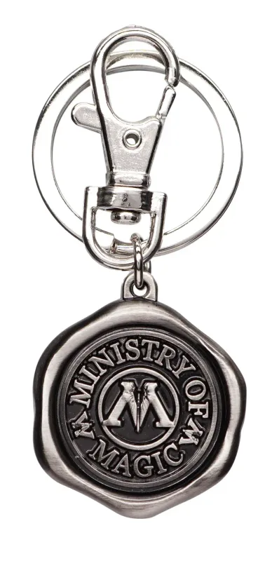 LLAVERO SELLO LACRE MINISTERIO MAGIA HARRY POTTER