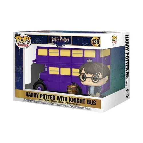 PREVENTA - HARRY POTTER WITH KNIGHT BUS DELUXE Nº139 POP RIDE FUNKO POP