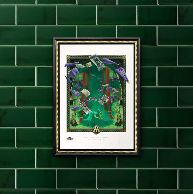 LITOGRAFIA MINISTERIO DE MAGIA MINALIMA HARRY POTTER