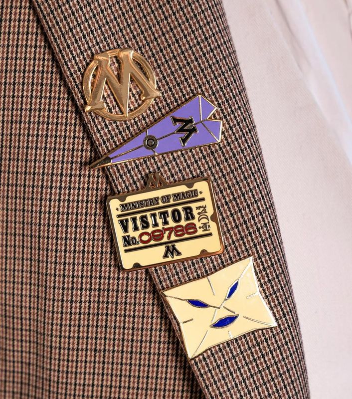 PACK INSIGNIAS MINISTERIO DE MAGIA MINALIMA HARRY POTTER