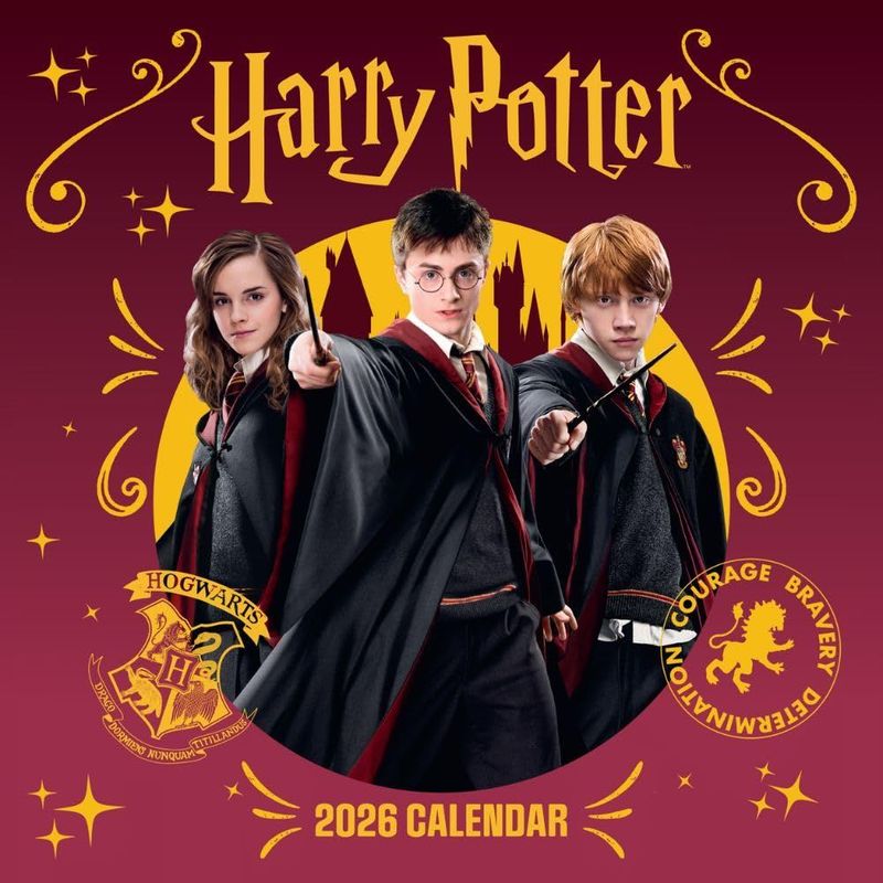 CALENDARIO PARED 2026 HARRY POTTER