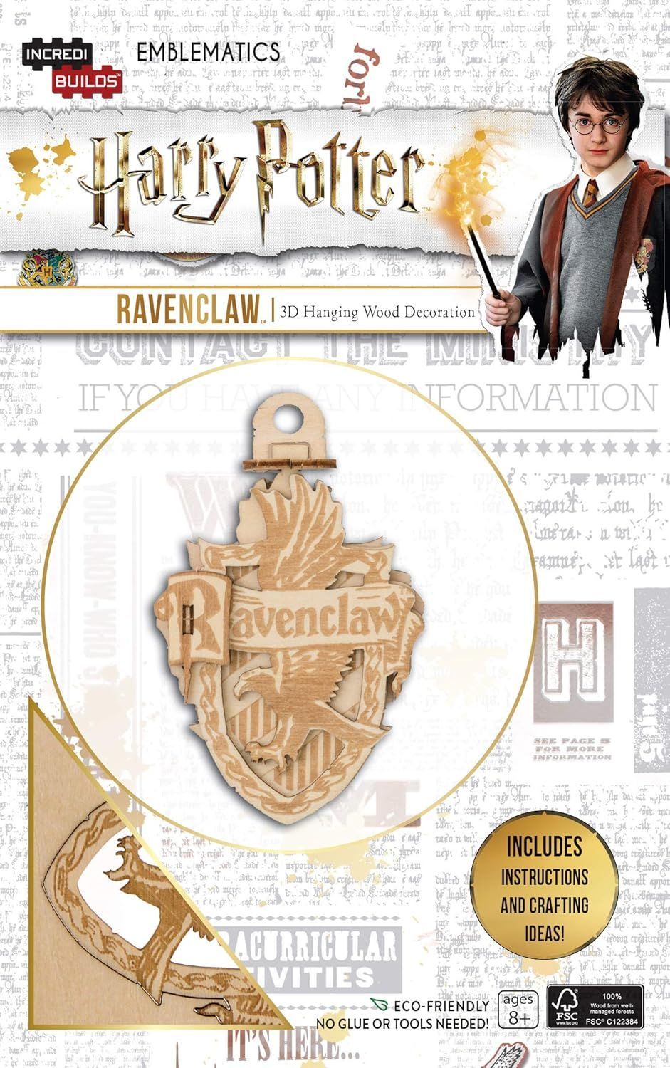 ESCUDO RAVENCLAW MAQUETA 3D HARRY POTTER