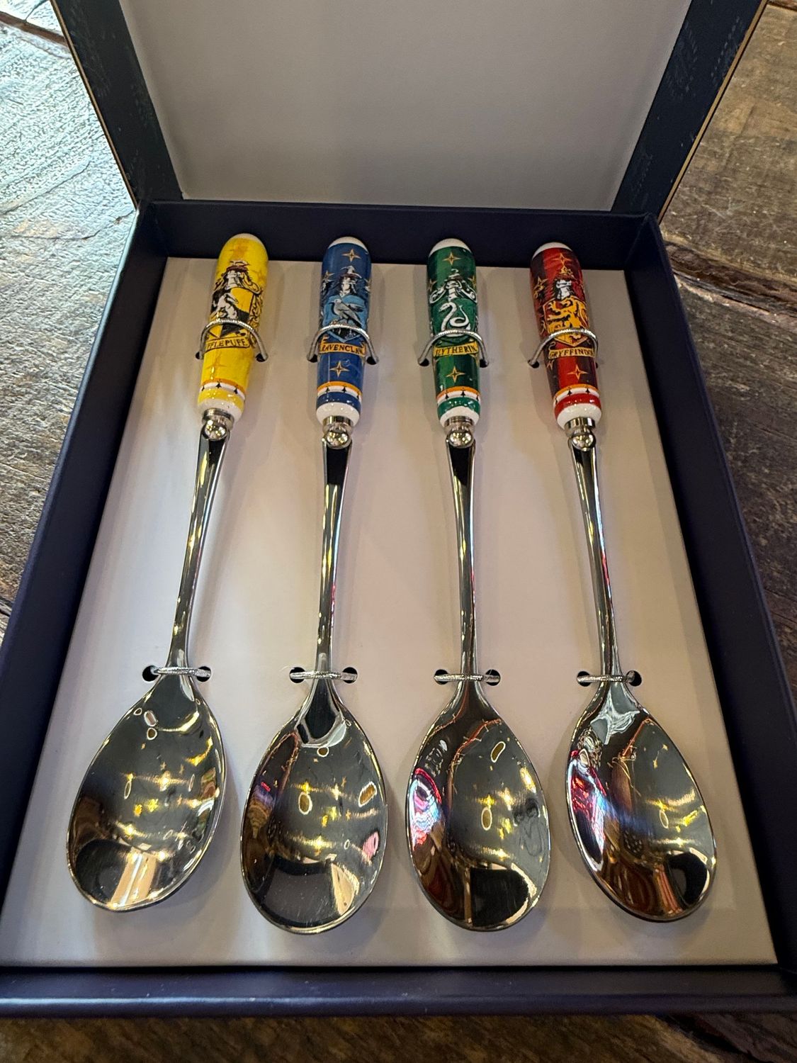 SET CUCHARAS CAFE CASAS HOGWARTS HARRY POTTER