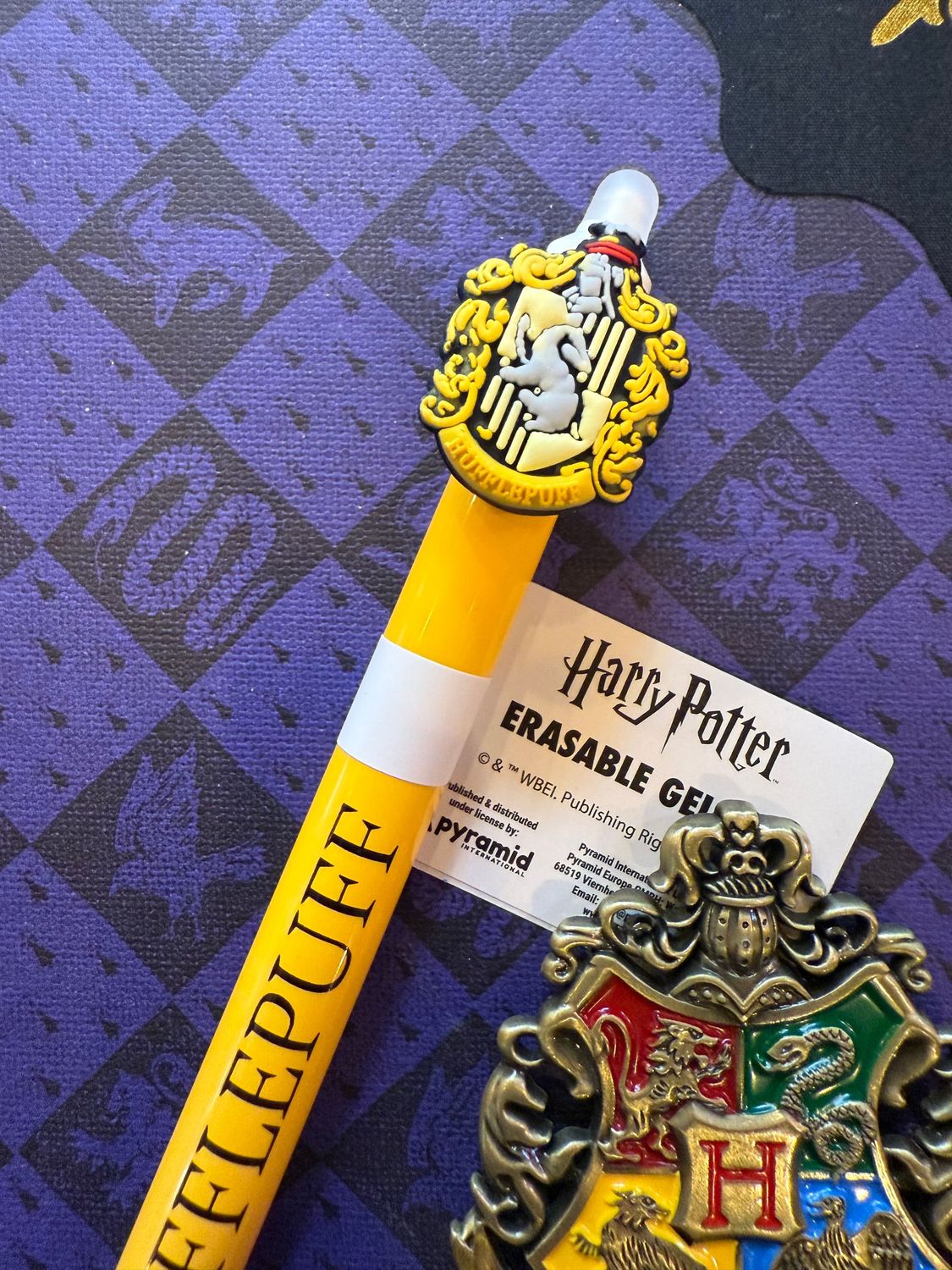 BOLIGRAFO HUFFLEPUFF BORRABLE HARRY POTTER
