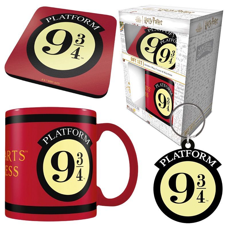 SET TAZA & ACCESORIOS PLATAFORMA 9 3/4 HARRY POTTER