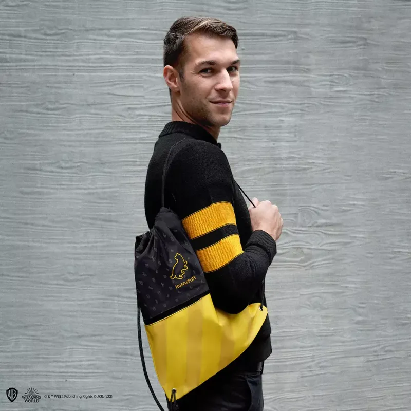 SACO MOCHILA HUFFLEPUFF HARRY POTTER CINE REPLICAS